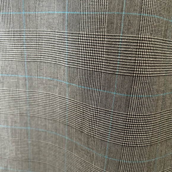 Banana Republic pencil skirt brown plaid size 4 - Picture 3 of 4